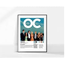the oc tv show poster / the oc sitcom poster / movie poster / poster print / wall art / home decor / tv posters / poster