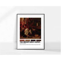 the inheritance games poster | jennifer lynn barnes |aesthetic book poster | minimalist book print| tiktok books| bookto