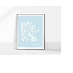 the office tv show poster/dwight schrute quote poster / movie poster / poster print / wall art / home decor/sitcom tv po