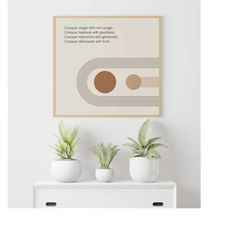 conquer anger | buddha quote poster | tripitaka | mahayana sutras | tibetan book of the dead | motivation zen quote | wa