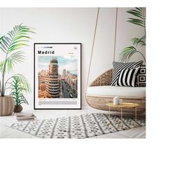 madrid print, poster, wall art, artwork, photo, photography, cover, newspaper,america,poster,newspaper cover