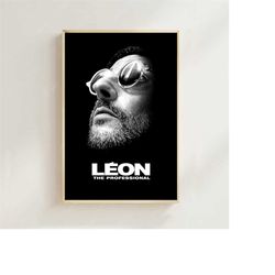 leon the professional - movie poster (regular style) art prints,home decor, art poster for gift