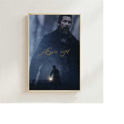 the pale blue eye- movie poster (regular style) art prints,home decor, art poster for gift