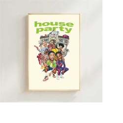 house party (2023)- movie poster (regular style) art prints,home decor, art poster for gift