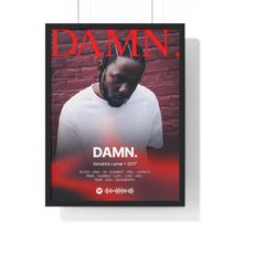 damn. kendrick lamar album poster digital print |