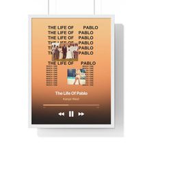 the life of pablo kanye west poster |