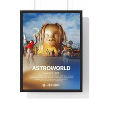 astroworld travis scott poster | album print |