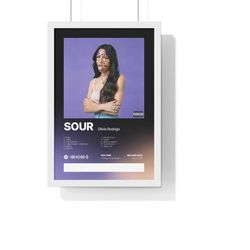 sour olivia rodrigo album digital print | album