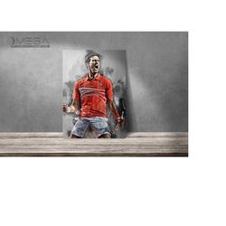 novak djokovic poster djokovic print art print wall