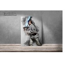 luke skywalker poster luke skywalker print star wars