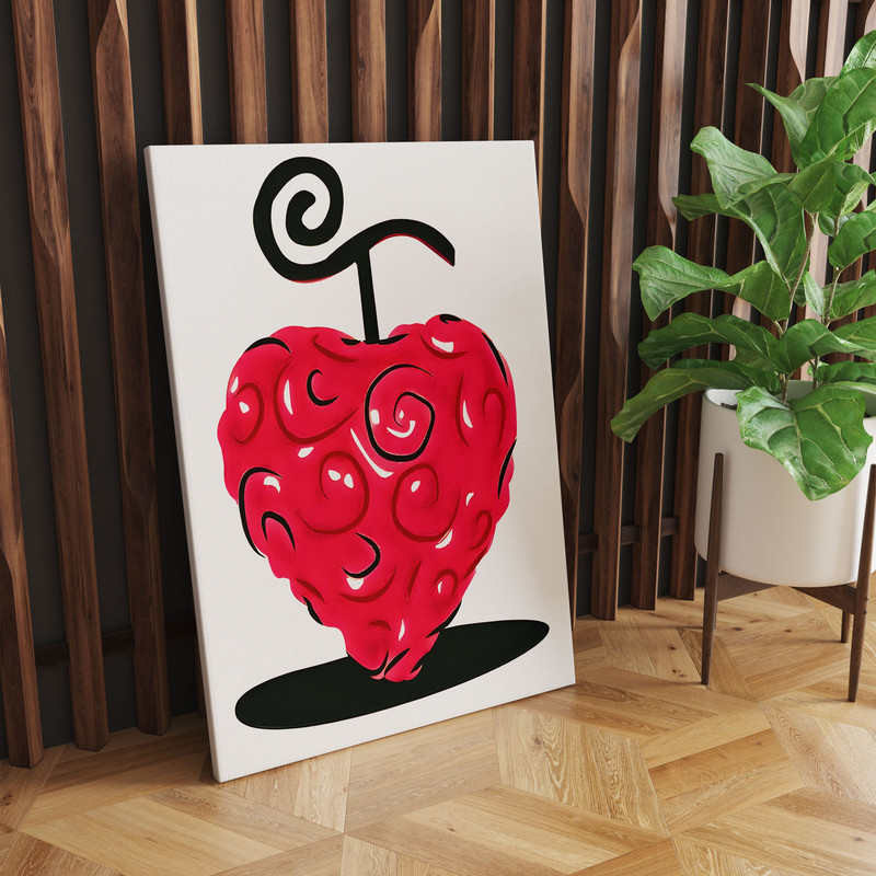 Devil's Food Prepared with Dragon Fruit, Presenting an Exotic Adventure Wall Art Decor Canvas 1.jpg