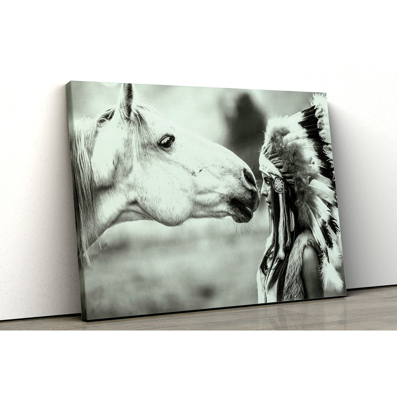 Native American Wall Art, American Indian Art, Canvas Wall Art Decor, dijital art print.jpg