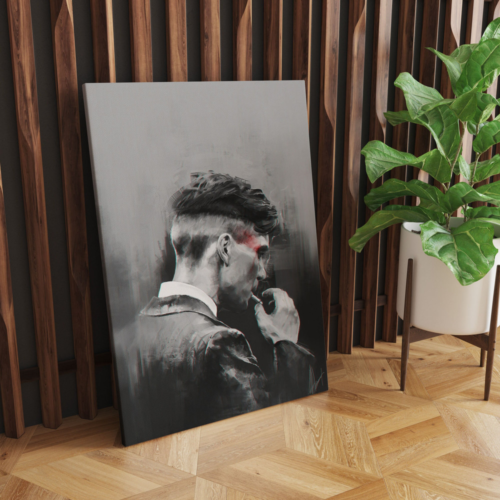 Tommy Shelby Canvas, Peaky Blinders Poster, Peaky Blinders Print, TV Series Retro Posters, Peaky Blinders, TV Series Print, Cillian Murphy.jpg