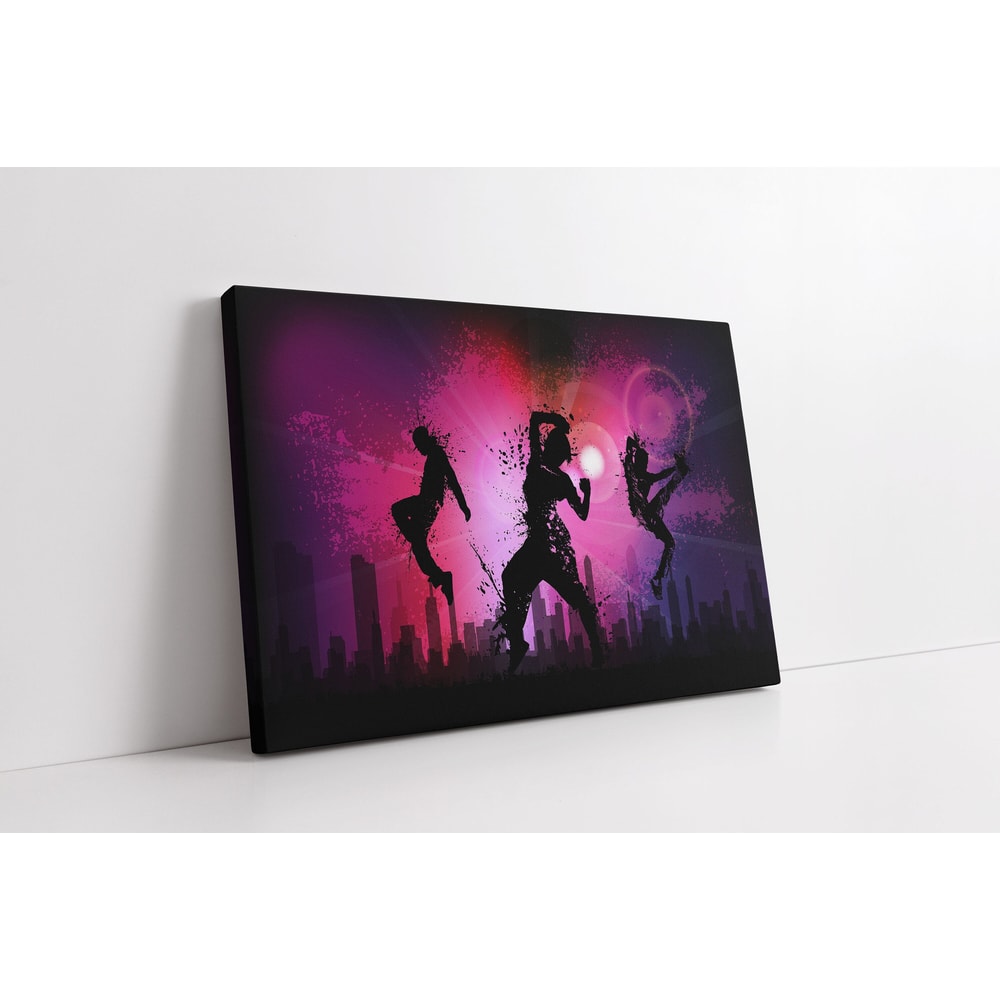 Vintage Dancing Couple Canvas Wall Art, Music Wall Decor, Ready to Hang, Gift for Her 2.jpg