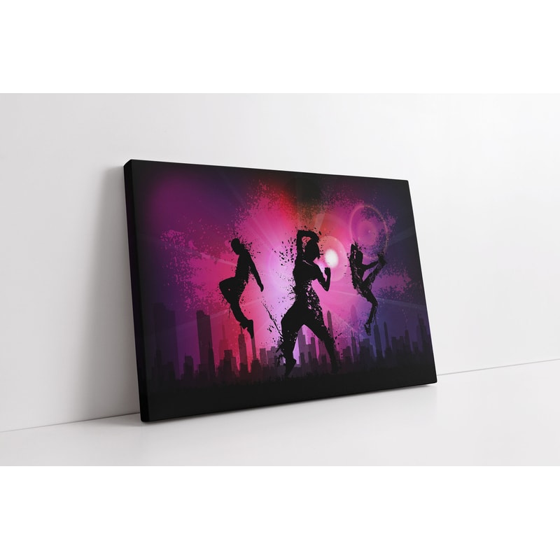 Vintage Dancing Couple Canvas Wall Art, Music Wall Decor, Ready to Hang, Gift for Her 2.jpg