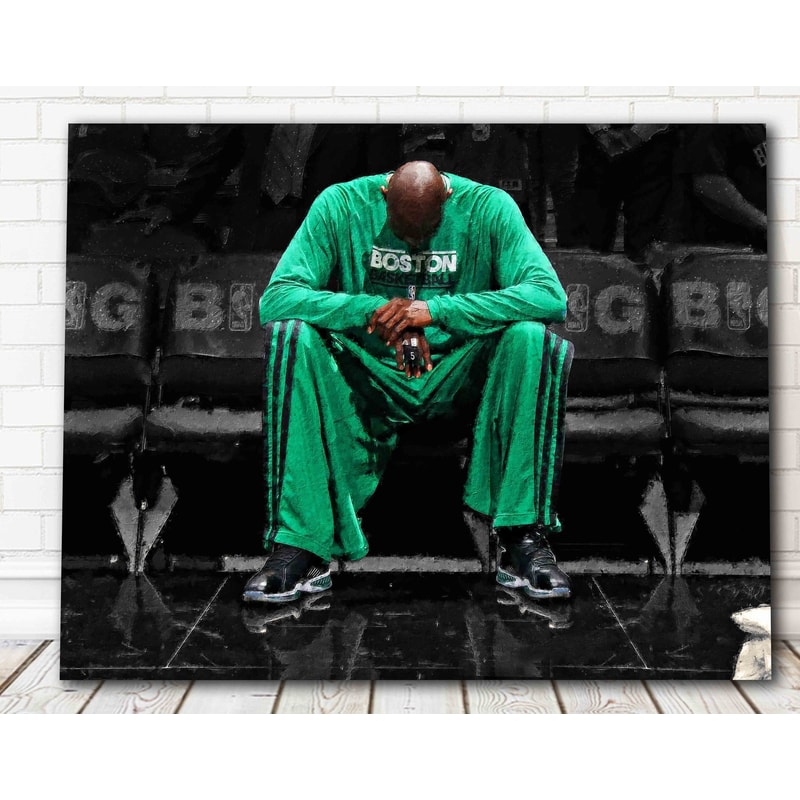 Kevin Garnett Canvas Print - Boston Celtics - Wall Art, Sports Art Print, Kids Decor, Man Cave, Canvas Art, Gift, Basketball Poster.jpg