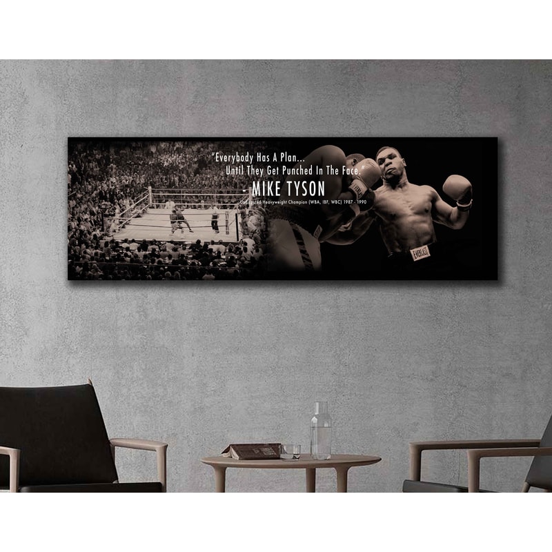Mike Tyson Canvas Print - Wall Art, Sports Art Print, Kids Decor, Man Cave, Gift, Boxing Poster.jpg