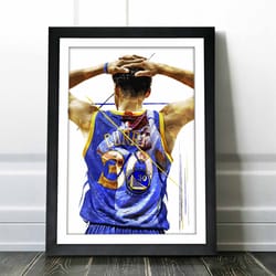 steph curry poster golden state warriors canvas print, wall art, sports art print, basketball poster, kids decor, man