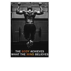 fitness posters motivational inspirational quotes prints for bodybuilding workout men women 07 - wall art for home offic