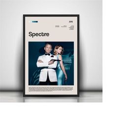 james bond spectre decorative poster, wall art, art decoration, movie,actor, colorful, handmade, high quality, movie pos