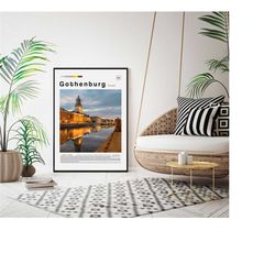 gothenburg print, poster, wall art, artwork, photo, photography, cover, newspaper,europe,poster,newspaper cover