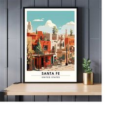 santa fe print | santa fe travel print | poster new mexico