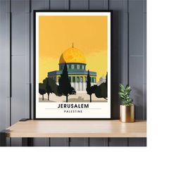 jerusalem print | al-aqsa mosque travel print | al-aqsa mosque poster