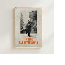 inside llewyn davis (2013)- movie   poster (regular style) art prints,home decor, art poster for gift,vintage poster