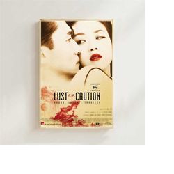 lust, caution (2007)- movie poster(regular style)art prints,home decor,art poster for gift,wall art