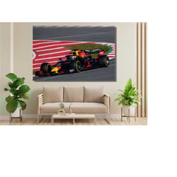 max verstappen poster ,max verstappen canvas wall art, max verstappen print, f1 fan gift, man cave decor, f1 grand prix