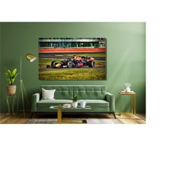 max verstappen wall art, max verstappen poster, max verstappen canvas print, f1 fan gift, man cave decor, ready to hang,