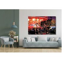 elvis presley movie poster art, james dean at bar poster, cinema poster,elvis presley print , hollywood cinema poster, c