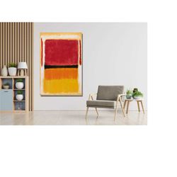 mark rothko wall art, mark rothko paintings, mark rothko print, mark rothko poster, mark rothko canvas, ready to hang, s