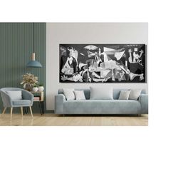 pablo picasso guernica painting print wall art, pablo picasso art, pablo picasso poster, pablo picasso wall art, pablo p