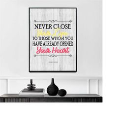 never close your lips | vintage poem print | poster | poetry poster | literature | english | famous poetry