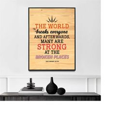 the world | vintage poem print | poster | poetry poster | literature | english | famous poetry