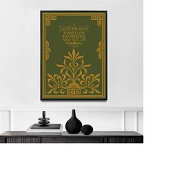 good decision | plato quote poster | office | bedroom | boyfriend gift