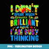 I Don't Speak Much Brilliant Autism Autistic Boys Girls - Elegant Sublimation PNG Download