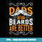 Dads with Beards are Better Vintage Funny Father's Day Joke - Signature Sublimation PNG File