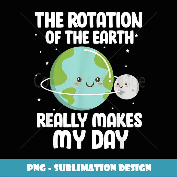 The Rotation of the Earth Funny Earth Day Science - PNG Tran | Inspire ...