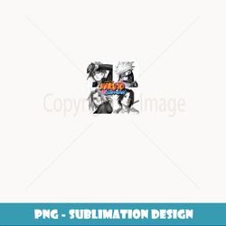 Naruto Shippuden Four Up Naruto Crew - Modern Sublimation PNG File