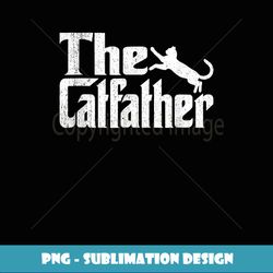 Father's Day Cat Dad for Men Funny Meow Cat Daddy - Signature Sublimation PNG File