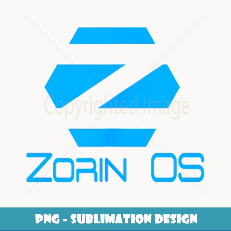 Logo Tea Linux Hd Linux Zorin OS tee with Blue Tagline and Logo Open Source Os | Inspire ...