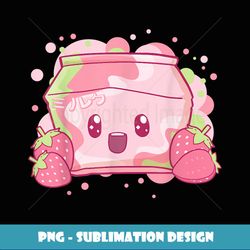 Strawberry Milk Kawaii Anime - Trendy Sublimation Digital Download