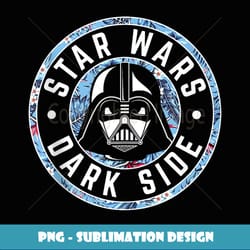 star wars tropical vader face - modern sublimation png file