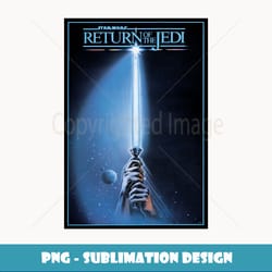 star wars return of the jedi lightsaber movie - aesthetic sublimation digital file
