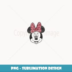 disney mickey and friends minnie mouse classic bow portrait - creative sublimation png download