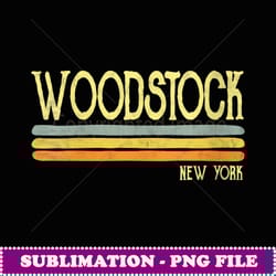 womens vintage woodstock new york ny souvenir gift - png transparent sublimation design