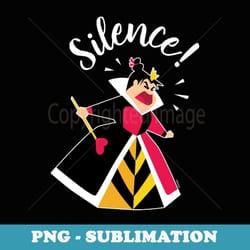 alice in wonderland - queen of hearts silence!
