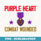 Purple Heart For Vietnam Veteran Retro Purple Heart Day - PNG Sublimation Digital Download